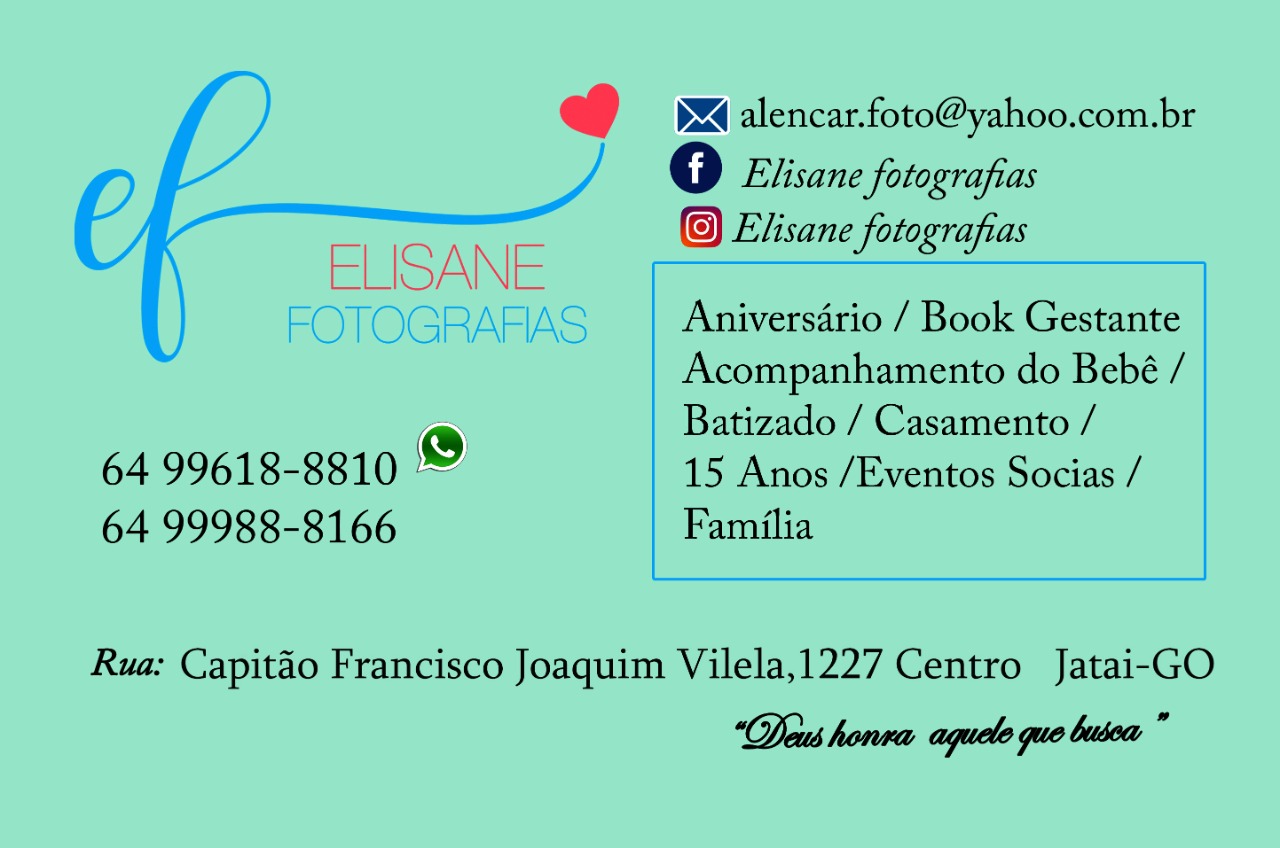 Elisane Fotografias - Studio Fotográfico em Jataí